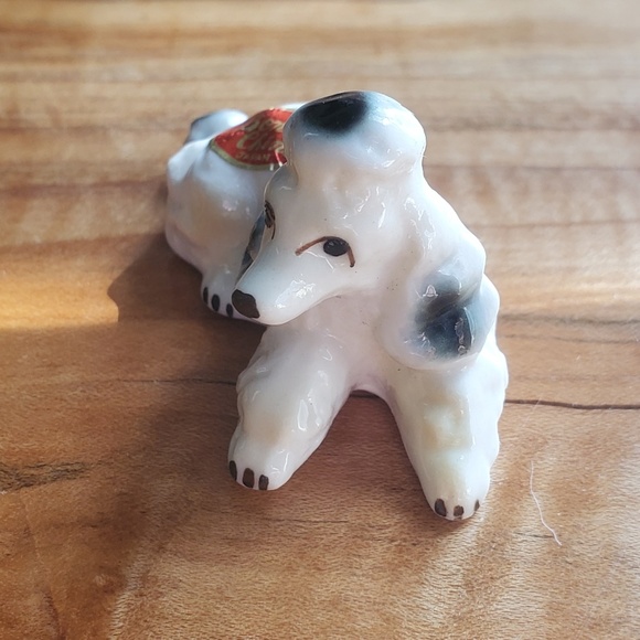 VINTAGE POODLE BONE CHINA COLLECTABLE - Picture 2 of 4